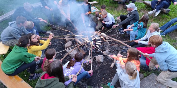 Zeltlager 2025 als Werbung klein